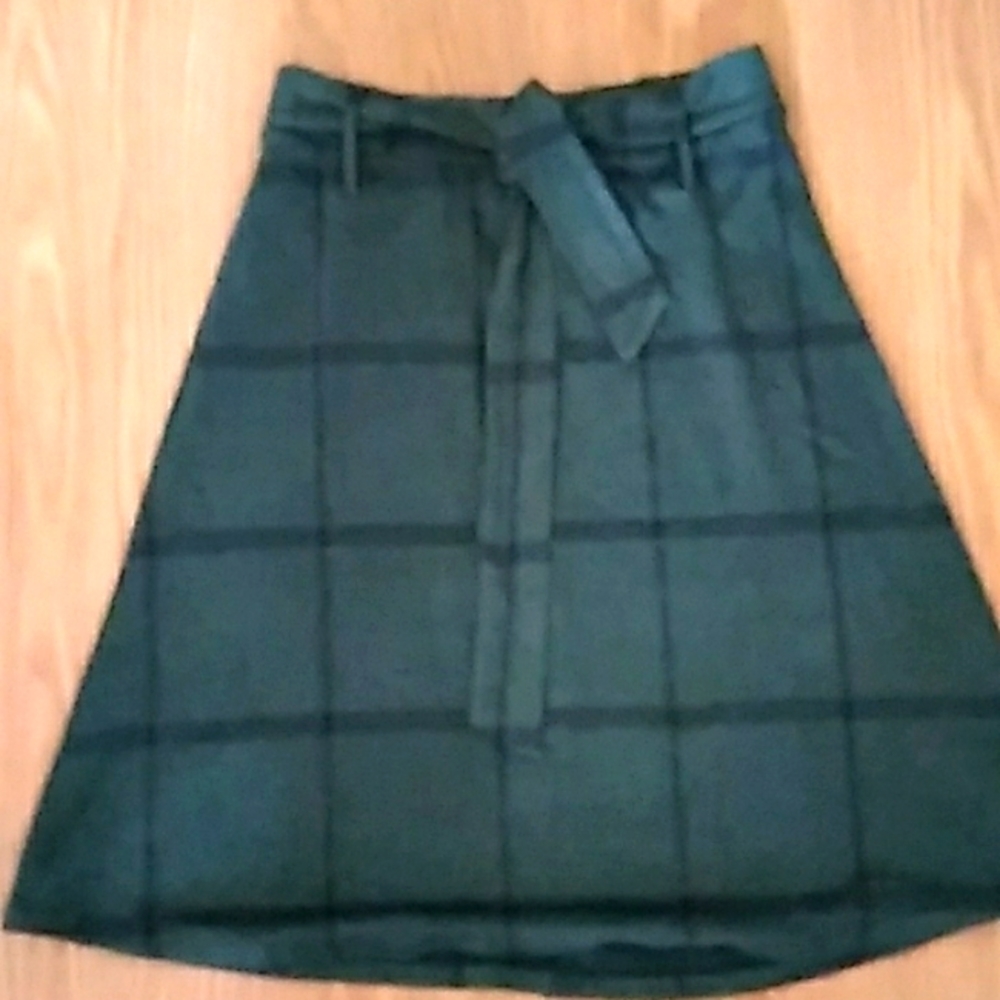 Olivia Blue- Plaid Skirt